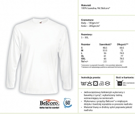 Koszulka T-shirt Super Premium Long Sleeve 61-042-0
