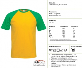 Koszulka T-shirt Short Sleeve Baseball T 61-026-0