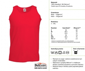 Koszulka Athletic Vest 61-098-0