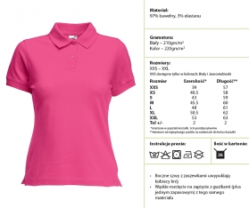 KOSZULKA LADY-FIT POLO 63-560-0