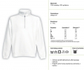 Bluza Zip-Neck Sweat 62-032-0 