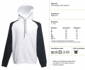 Bluza Baseball Hooded Swat 62-218-0