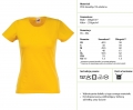 Koszulka Lady-Fit Crew Neck T 61-056-0