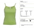Koszulka Lady-Fit Strap T 61-024-0