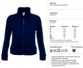 BLUZA LADY-FIT SWEAT JACKET 62-002-0