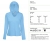 Koszulka Lady-Fit Lightweight  Hooded 61-198-0
